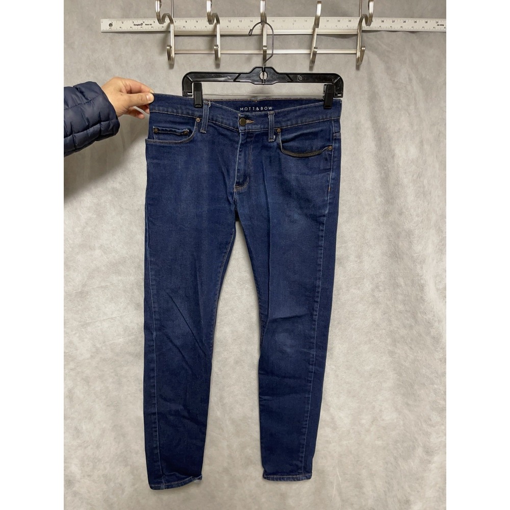 Mott & Bow Jeans Men 30X31 Blue Denim Pants Skinny Oliver Casual Outdoor Comfort